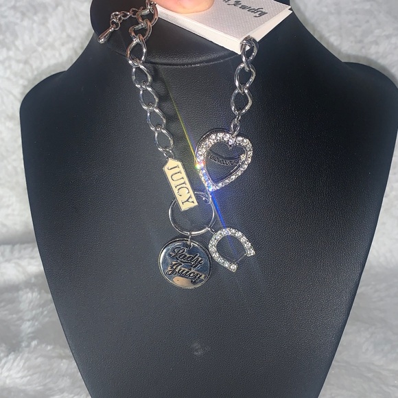 Fashion Jewelry Jewelry - Fashion jewelry Juicy Couture Silver Heart Charm bracelet